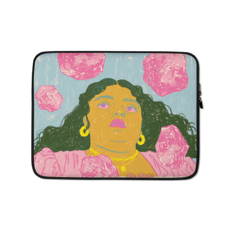 She Blooms Laptop Sleeve